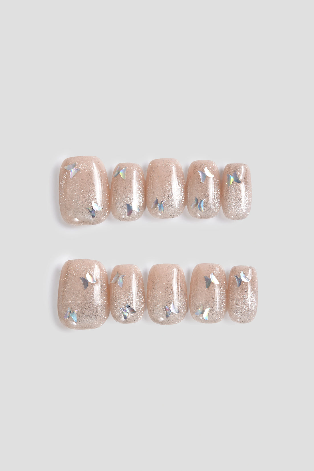 Pure look with Butterflies (BEIGE)
