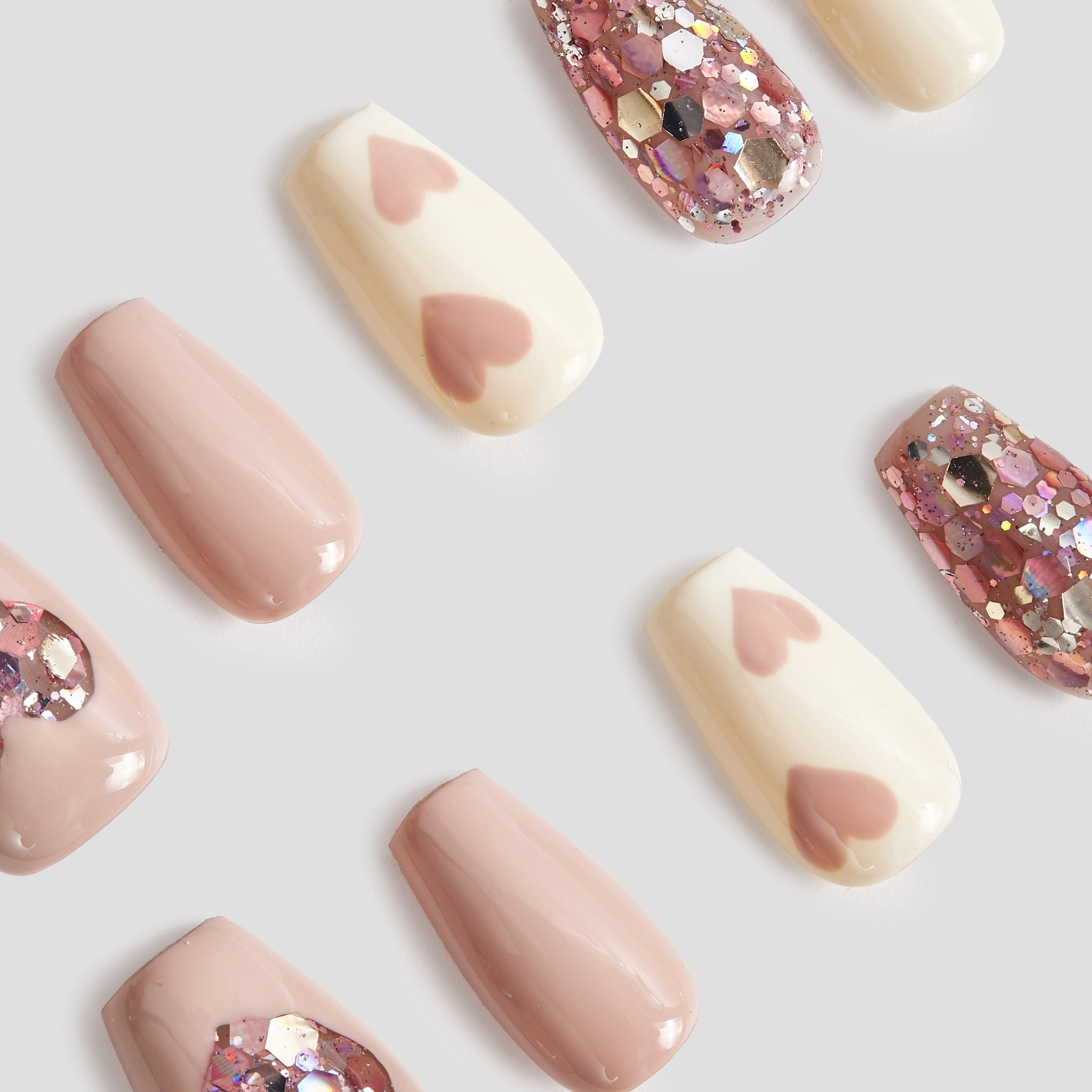 Glittery Heart (PINK)
