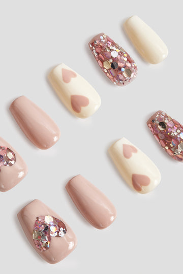 Glittery Heart (PINK)